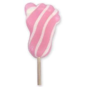 Baby Feet Lollipops   Pink   2 oz 24 Grocery & Gourmet Food