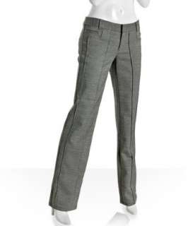 Nanette Lepore platinum metallic twill Leading Lady pants   