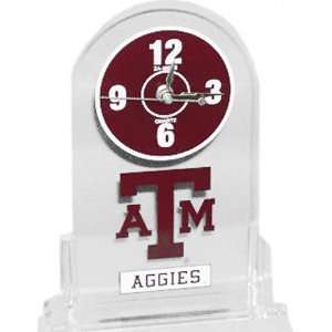  Texas A M Aggies Acrylic Desk Clock