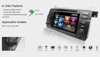   D99 ANDROID CD/DVD/WiFi/Navigation/Parrot Bluetooth for BMW E46  