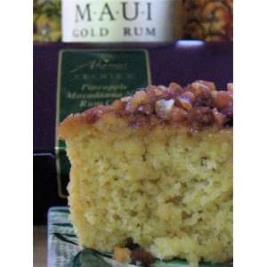 NEW Pineapple Macadamia Nut Rum Cake  Grocery & Gourmet 