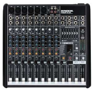  Mackie ProFX12 Professional Compact Mixer Musical 