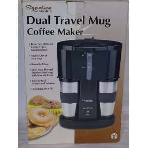    Signature Gourmet Travel Mug Coffee Maker
