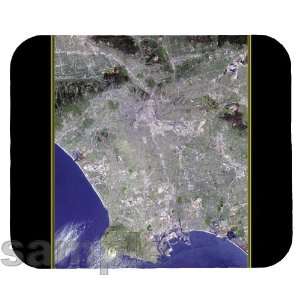 Los Angeles Satellite Map Mouse Pad 
