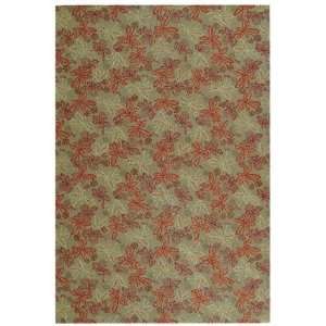 Martha Stewart by Safavieh MSR2320B CRIMSON / CLOVER 4 Round Area Rug