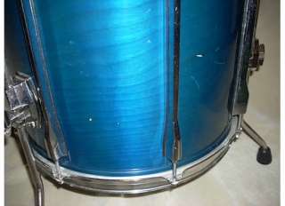 Pearl BLX MLX sheer blue woodgrain drum set MUST SEE.  