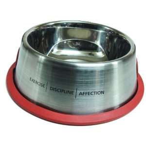  Cesar Millan Signature Stainless Steel Bowls   Red
