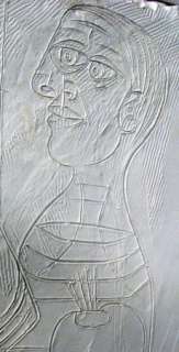 Bill Mack PICASSO Bonded Sand framed Hand Signed Sculpture Art L@@K 