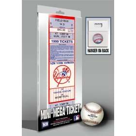  David Cone Perfect Game Mini Mega Ticket   Yankees Sports 