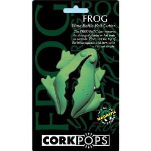  Cork Pops Green Frog Foil Cutter