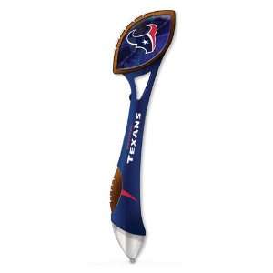 Pack of 2 NFL Houston Texans Light Up Mirrored Football Office Pens 6