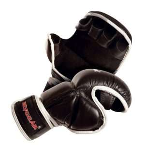  Revgear MMA Black Leather Training Gloves (SizeM) Sports 