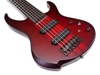 Brice Defiant 6 Blood Burst 6 String Bass Guitar  