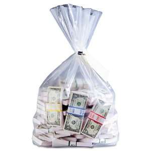   money easily with currency deposit bags.   Clear 5 ml plastic film
