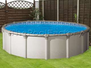   Premium Round Above Ground Swimming Pool with DELUXE Accessory Package