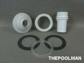 Above Ground Swimming Pool Jet Return Fitting with Gaskets and Adapter 