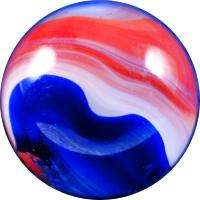 BB Marbles (3967) Akro Red/Blue Popeye 21/32 9.9  