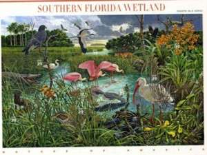 Southern Florida Wetland 10 x 39 cent us Postage Stamps  