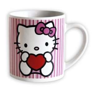 Hello Kitty   Ceramic Coffee Mug (Hearts)  Kitchen 