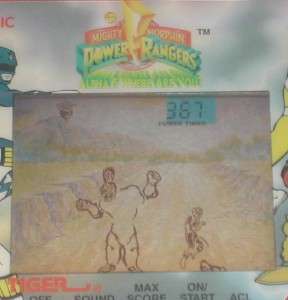 Tiger Electronics LCD Game Mighty Morphin Power Rangers 1994  