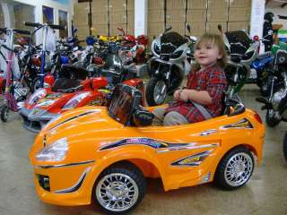 Orange Ride On Car Power Kids Wheels Remote Control Ride On 6V 
