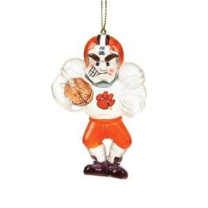  BSS   Clemson Tigers NCAA Acrylic Football Player Ornament 