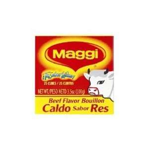 Maggi Beef Bouillon Cubes Hispanic 6 Count  Grocery 