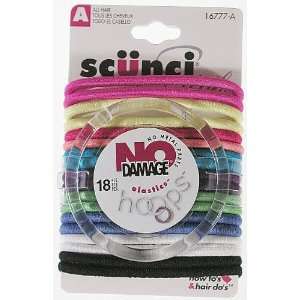  Scunci 18 Count Large Bright Colors Style No Damage Hair 