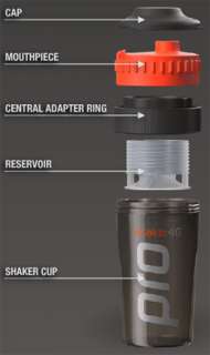 Patented Whey Protein Shaker Blender Mixer Bottle Cap  