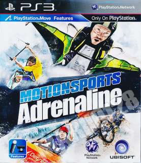 MOTIONSPORTS ADRENALINE PS3 GAME MOTION SPORTS 2 2011 BRAND NEW SEALED 