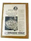 1934 Shredded Wheat Cereal Box Mother Magazine Ad