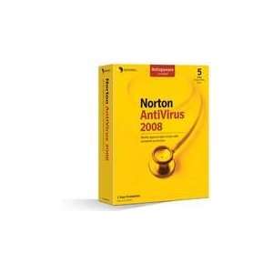  Norton Antivirus 2008 5 User Electronics