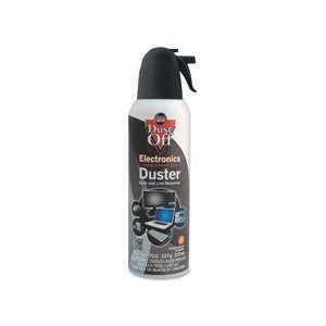  Gas Duster, Compressed, 7oz., Black/White Qty12