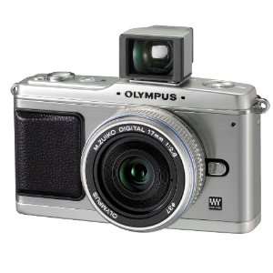   Camera with 17mm f/2.8 Lens and Viewfinder (Silver)