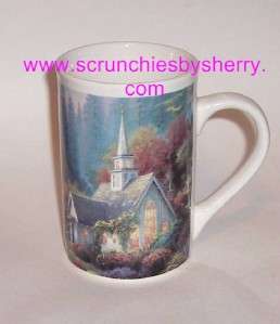 Thomas Kinkade The Forest Chapel Ceramic Coffee Mug  