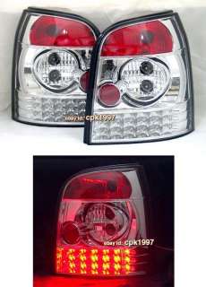 Audi A4 B5 Saloon Clear LED Rear Tail Lights 95 00*H  
