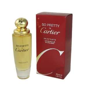  So Pretty By Cartier For Women Eau De Toilette Spray, 1.6 