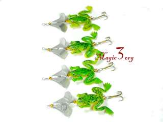 Soft Buzz Bait Lure Small Frog Bass Pike 1/5 OZ SFG01  
