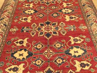 This is a Hand woven Elegant 6.1 x 9.1 Kazak Rug, Woven In Pakistan 