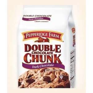 Pepperidge Farm Double Chocolate Chunk Dark Chocolate Crispy Cookies 7 
