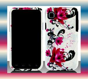 Red Flower t mobile SAMSUNG Galaxy S 4G SGH T959V Phone Cover Hard 