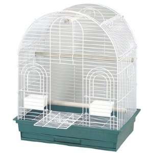  Arch Playpen Roof Bird Cage in White / Teal