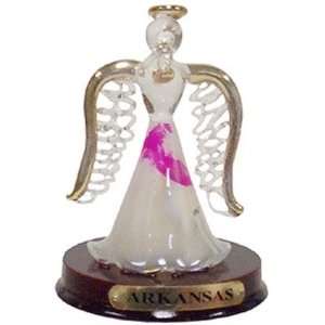  Arkansas Glass Figure Angel Pink Case Pack 36