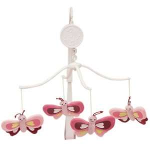  Pink Butterfly Musical Mobile Baby