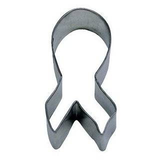 RM Awareness Ribbon Cookie Cutter for Pink or Purple Cancer Bake Sale 
