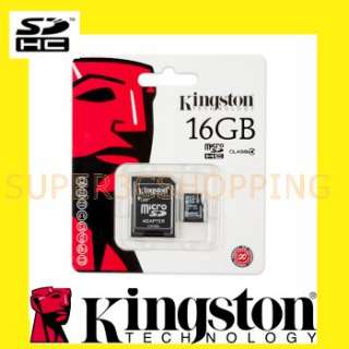 Kingston 16GB Micro SD HC SDHC Flash Memory Card Class 4 SDC4/16GB 