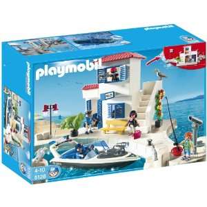  Playmobil Harbour Police With Speedboat Toys & Games