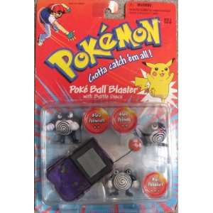  Pokemon Poke Ball Blaster   Poliwag #60 Poliwhirl #61 