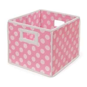   Basket/Storage Cube   PINK POLKA DOT (Set of 2)