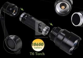 UniqueFire 3 mode M CREE XM L T6 1200 Lumens LED Flashlight Torch 